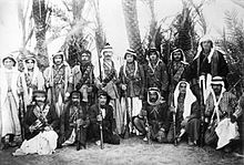 Syrian rebels in Ghouta during the Great Syrian Revolt against French colonial rule in the 1920s Ghouta rebels in 1925.jpg