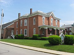 Rectoría católica en Ohio (Estados Unidos), 1887.