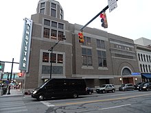 Headquarters in downtown Indianapolis. Indianapolis Star headquarters in 2017.jpg