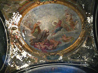 Plafond de la chapelle Saint-François-Xavier, Paris, église Saint-Sulpice.