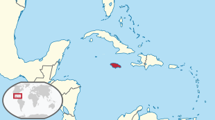 Jamaica in its region.svg