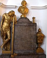 Надгробок Алоізія фон Крейтмайра доби класицизму з епітафією, 1794, Баварія