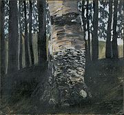 Landschap met berk (Gustav Klimt, 1903)