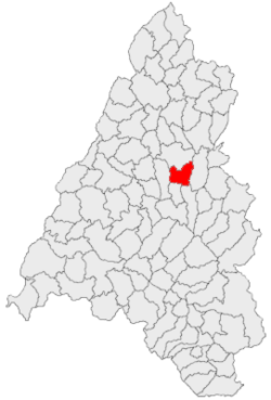 Location of Lugaşu de Jos