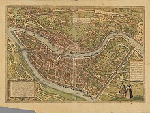 Plan de Lyon en 1575