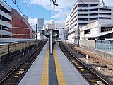 Bahnsteig der Kakamigahara-Linie