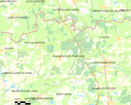 Chaumont-sur-Tharonne – Mappa