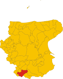 Localisation de Sant'Agata di Puglia