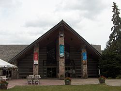 The McMichael Canadian Art Collection gallery entrance