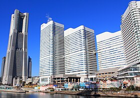 横浜みなとみらい21 区庁舎位置