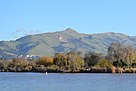 Mission Peak over Lake Elizabeth, in Fremont, California (cropped).JPG