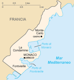 Monaco - Mappa