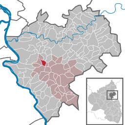 Läget för Niederbachheim i Rhein-Lahn-Kreis