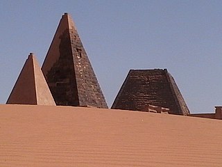Pirámides de Meroe en Nubia