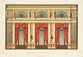 Duża Sala, ściana okienna, litografia z „Architektonisches Skizzenbuch”, Wydawnictwo Ernst & Korn, Berlin 1874