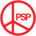 Logo van de Pacifistisch Socialistische Partij