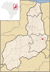 Campo Grande do Piauí – Mappa