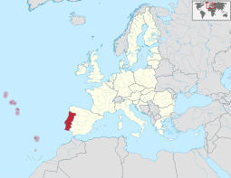 Localização de Portugal