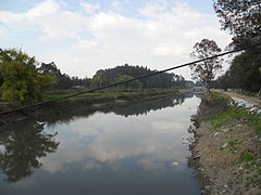 Bogotá River in Engativá