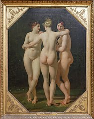 Jean-Baptiste Regnault, les Trois grâces 1798 musée du Louvre