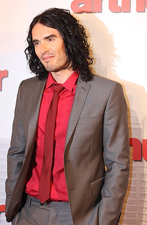 Brand at the premiere for ''Arthur'' in 2011