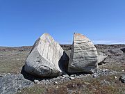 Rocks at Sanikiluaq in the Belcher Islands