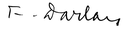 Firma di François Darlan