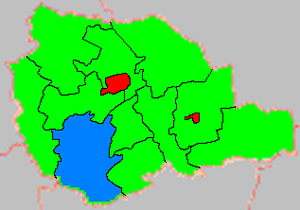 Сігневіцкі сельсавет на карце