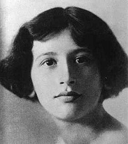 Simone Weil Baden-Badenissa 1921.