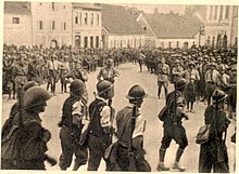 Italian-sponsored Slovene Anti-Communist Volunteer Militia Slovenske vaske straze trenirajo pod italijanskim poveljstvom.jpg