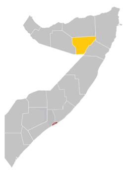 Lokasi di Somalia