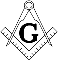 Escuadra y compás, típicos símbolos masones