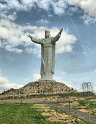Статуя Христа Царя в городе Свебодзин, Польша