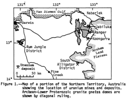 USGS Map of Northern Territory Uranium Mines.png