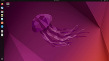 Bureau de la version 22.04 d'Ubuntu une fois l'installation terminée.