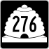 State Route 276 marker