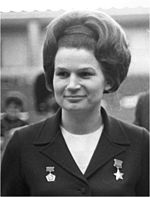 Valentina Tereshkova Valentina Tereshkova, world's first woman astronaut, from RIAN archives.jpg