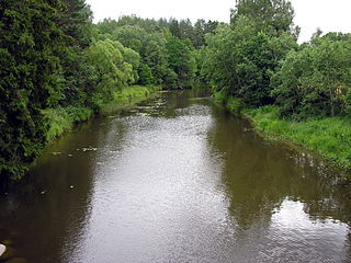 Река Вирвичя у д. Гиволяй. Foto:Algirdas at lt.wikipedia