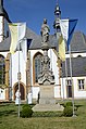 Marienplatz mit Mariensäule und Kirchhoflaternen