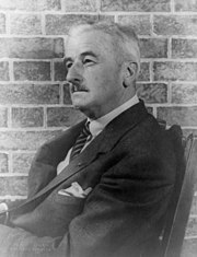 William Faulkner once lived among the students of UVA after winning the Nobel Prize for Literature, and bequeathed most of his papers to Shannon Library. William Faulkner 1954 (2) (photo by Carl van Vechten).jpg