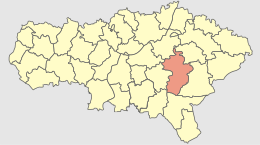 Eršovskij rajon – Mappa