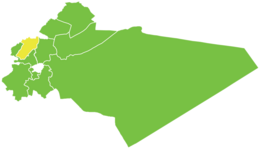 Distretto di Al-Zabadani – Mappa