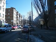 Німанська вулиця від бульвару Миколи Міхновського