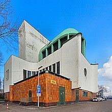 The ventilation tower of the Maastunnel in Rotterdam, 1937 (Ad van der Steur) 1604 Maastunnel - entrance building of pedestrian and cyclists' tunnel at Parkkade, Rotterdam 114.jpg