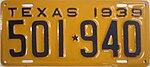 Номерной знак Техаса 1939 года 501 * 940.jpg