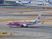 日本トランスオーシャン航空 ボーイング737-800（2代目サクラジンベエジェット）