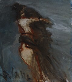 Alicja Wahl,1989, olej na płótnie, 97 x 110 cm