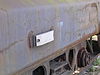 An AEI tag affixed to a freight car in 2007