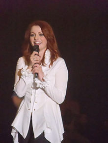 Annalisa performing in Rome in 2012