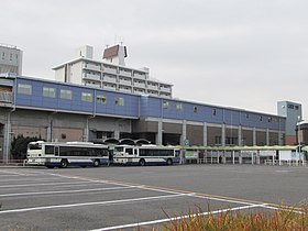 Vue extérieure de la station Hongō